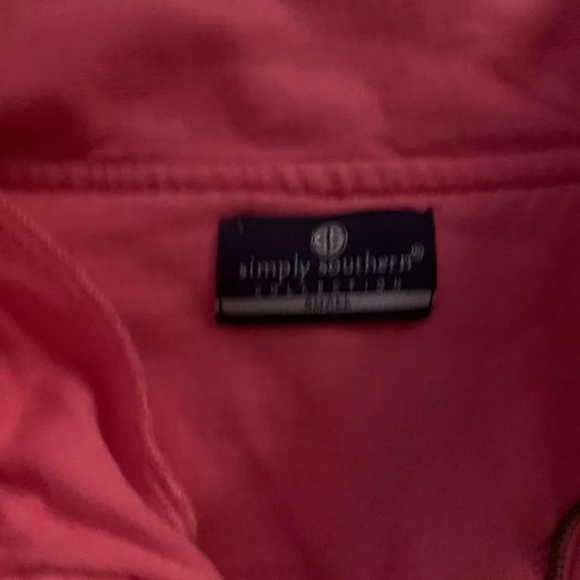 Simply Southern Women's 1/4 Zip Pullover - Picture 3 of 3